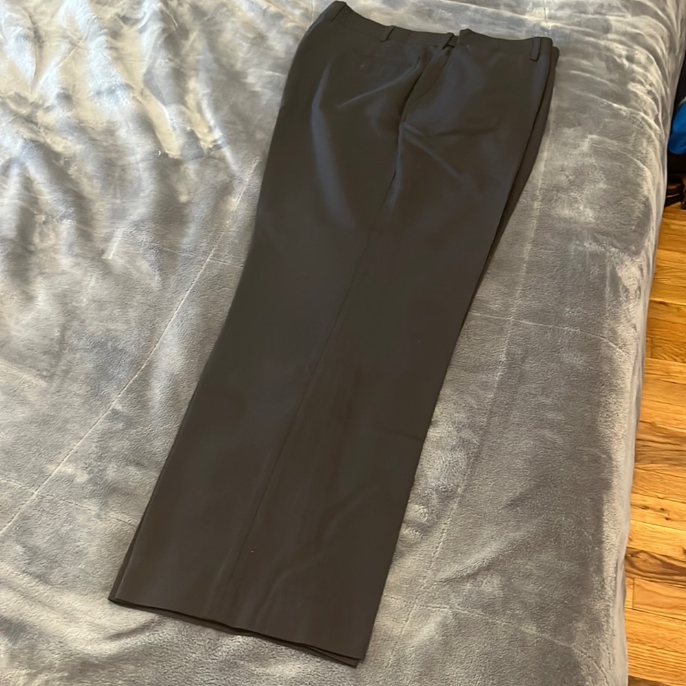 Mens Louis Raphael Rossi 36X30 Black Dress Pants